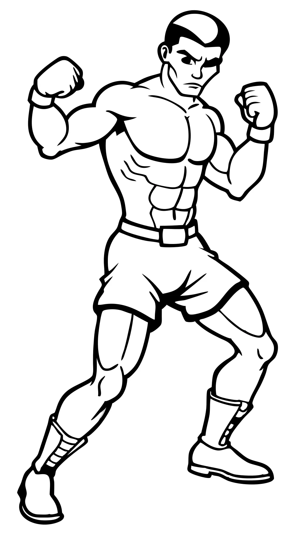 boxer coloring pages